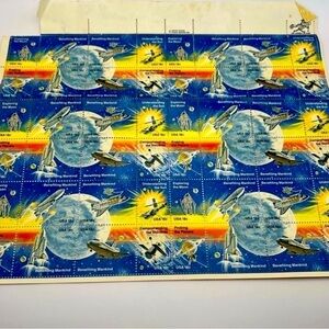 1981 USPS Space Postage Stamps Space Shuttle 18 cents. 48 Stamps